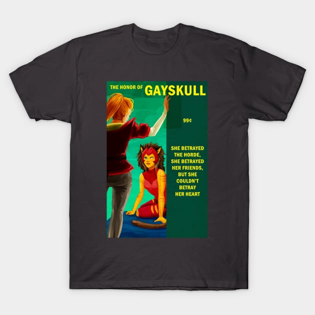 The Honor of Gayskull T-Shirt by Carrion Beast